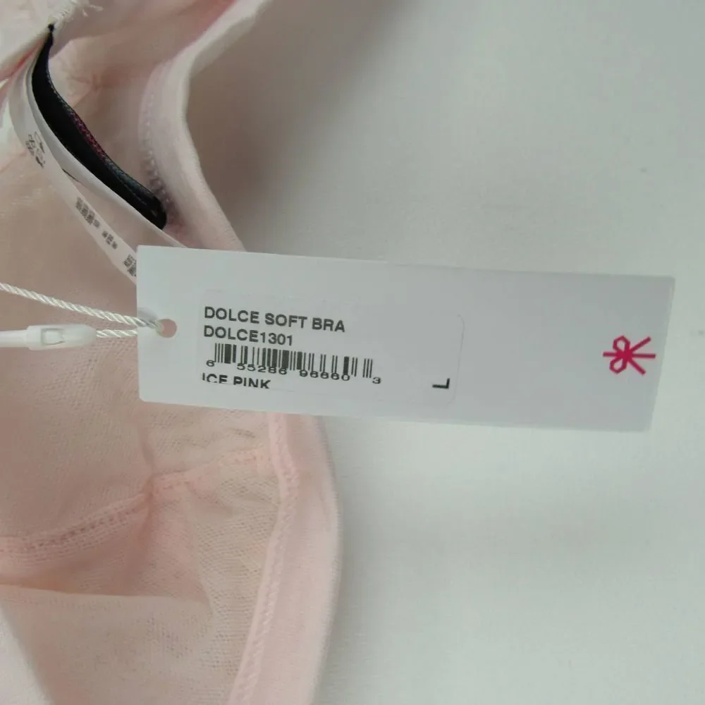 Cosabella Dolce Women’s Bralette Bra in Ice Pink Sz L - Picture 4 of 6